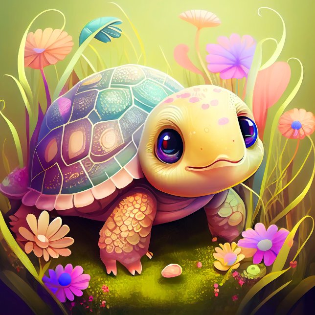Cute Baby Turtle Jigsaw Puzzle (Creator Uploaded)