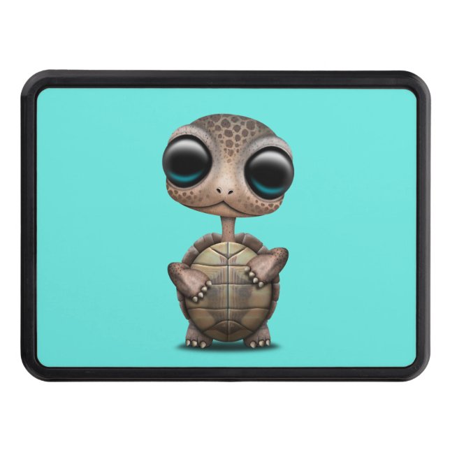 Cute Baby Turtle Trailer Hitch Cover (Front)