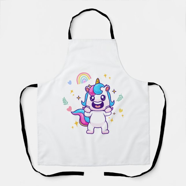 Cute baby Unicorn              Apron (Front)