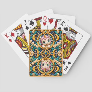 Cute Baby Unicorn, Mythical Playing Cards