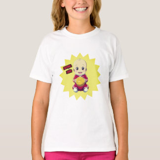 Cute baby wearing football player outfit T-Shirt