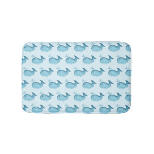 Cute Baby Whale Bath Mat