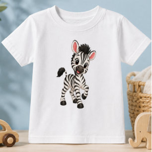 Cute Baby Zebra T-Shirt