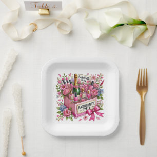 Cute Bachelorette party Paper Plate