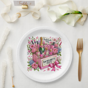 Cute Bachelorette party Paper Plate
