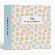Cute Back To School binder for Kids