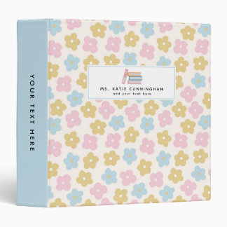 Cute Back To School binder for Kids