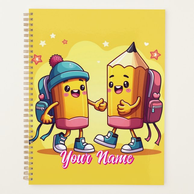 Cute Back to School Cartoon (Devant)