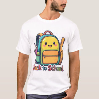 Cute Back to School Cartoon T-Shirt