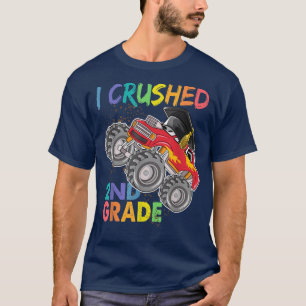 Cute Back To School Funny Monster Truck I Crushed  T-Shirt