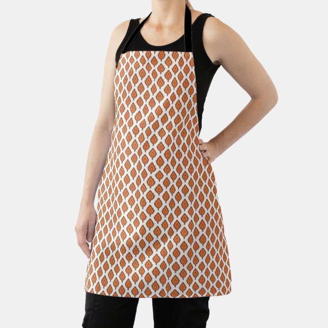 Cute Back to School Pastel Pattern Apron (Insitu)