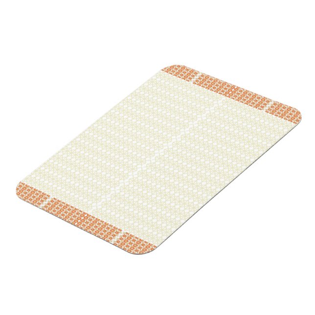 Cute Back to School Pastel Pattern Magnet (Left Side)