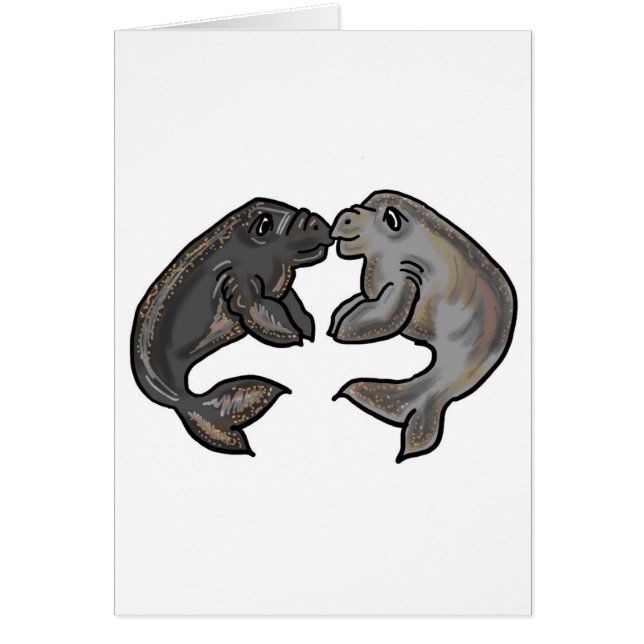 Cute baiser manatees design (Devant)