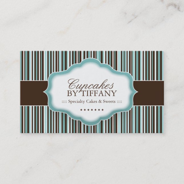 Cute Bakery Business Card (Front)