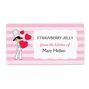Cute Baking Labels Personalized