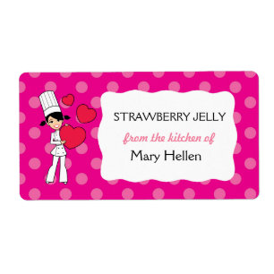 Cute Baking Labels Personalized