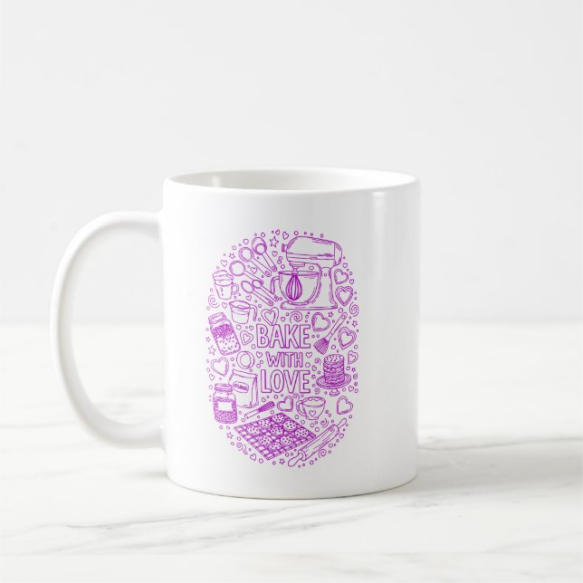 Cute Baking pack Coffee Mug (Left)