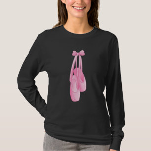 Cute Ballerina Ballet Dancer Ballet Toe Shoes T-Shirt
