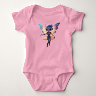 Cute Ballerina Dancing Robot Pixie Baby Bodysuit