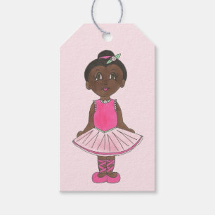 Cute Ballerina Pink Tutu Ballet Girl Dance Teacher Gift Tags