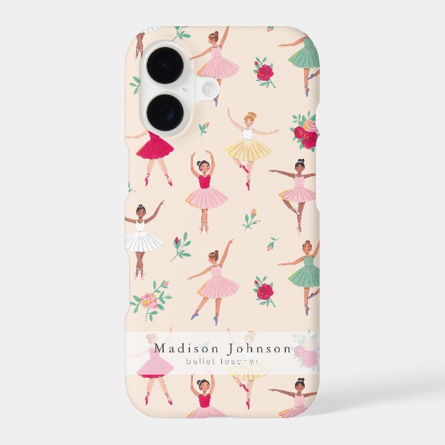 Cute Ballet Dancers Pattern Personalized (Back)