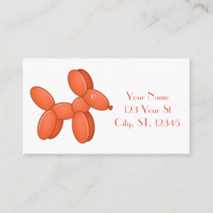 Cute Balloon Dog  Thunder_Cove  Business Card