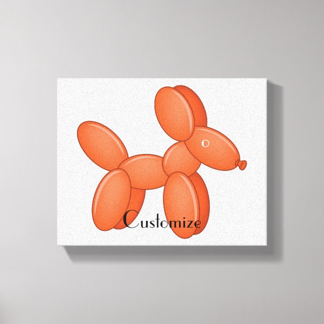 Cute Balloon Dog  Thunder_Cove Canvas Print (Front)