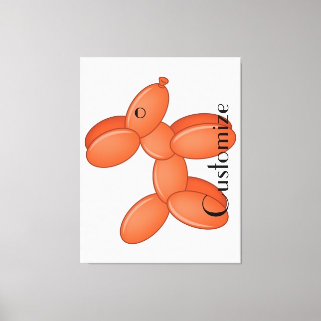 Cute Balloon Dog Thunder_Cove  Canvas Print (Front)