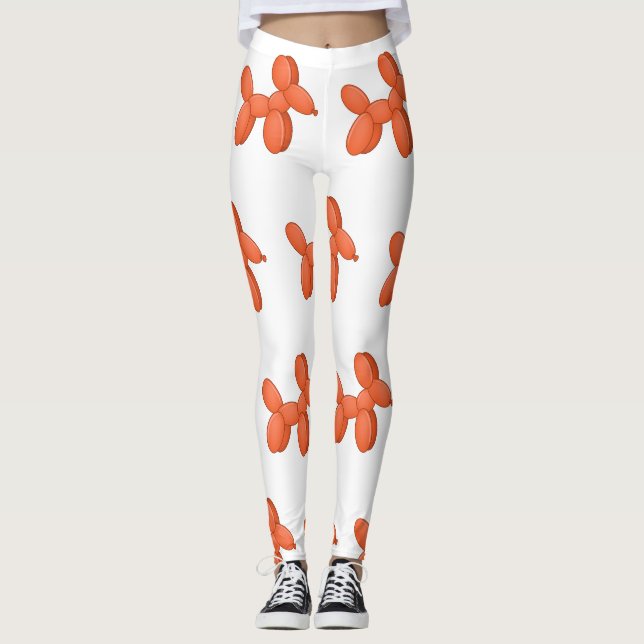 Cute Balloon Dog  Thunder_Cove Leggings (Front)