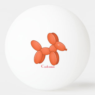 Cute Balloon Dog  Thunder_Cove Ping Pong Ball