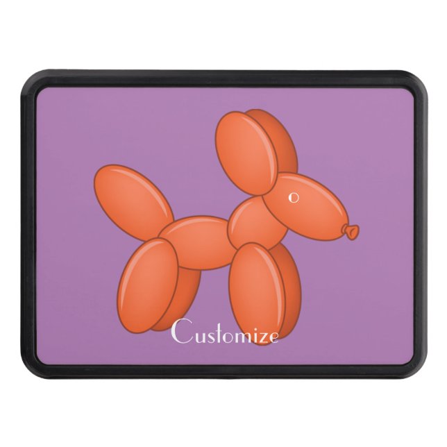 Cute Balloon Dog  Thunder_Cove  Trailer Hitch Cover (Front)