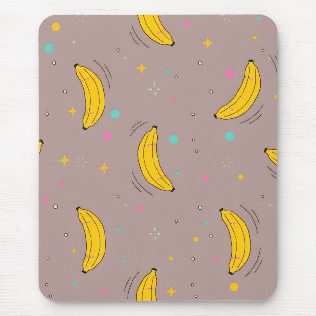 Cute Banana All-Over Print Mouse Pad (Front)