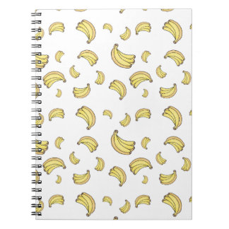 Cute Banana Pattern | Hand Drawn Banana Aesthetic  Notebook