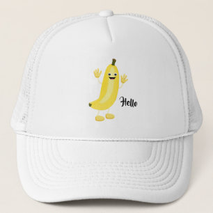 Cute banana trucker hat