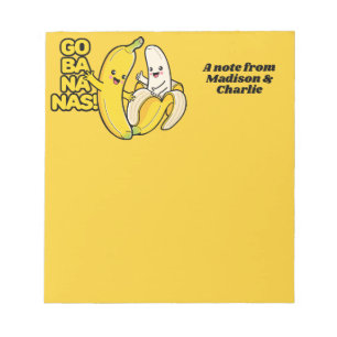 Cute Bananas custom name(s) Notepad