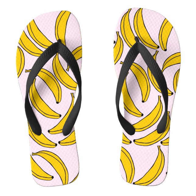 Cute Bananas Flip Flops (Footbed)