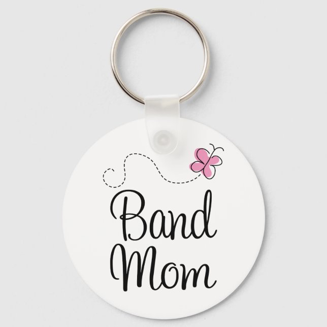 Cute Band Mom Gift Keychain (Front)