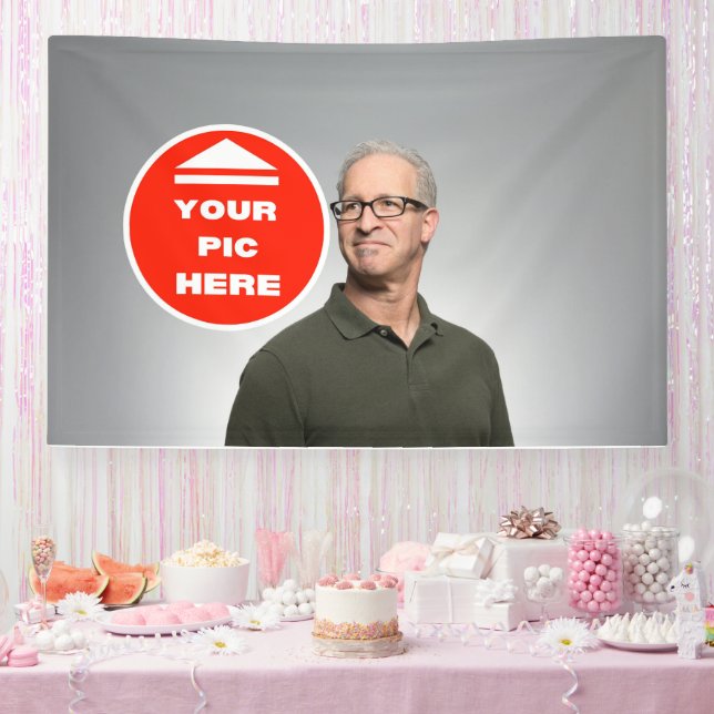 Cute! Banner - Personalized - 4'x6' (Party)