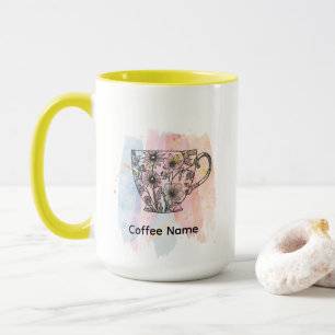 Cute Barista Obsessive Coffee café Mug