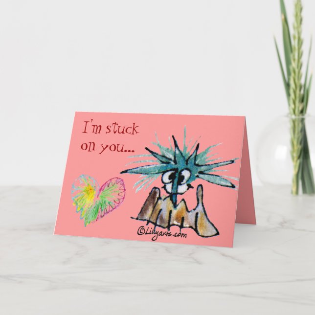 Cute Barnacle Valentine Card (Front)