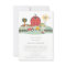 Cute Barnyard Farm Animal Any Age Birthday Invite