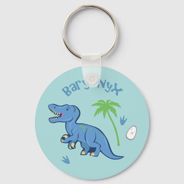 Cute Baryonyx Keychain (Front)