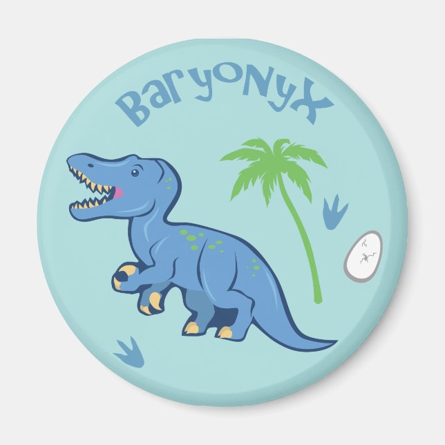 Cute Baryonyx Magnet (Front)