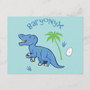 Cute Baryonyx Postcard