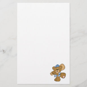 Cute Baseball Beat Stationery