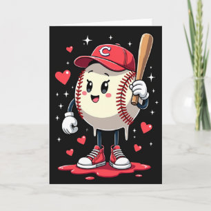 Cute Baseball Love Card
