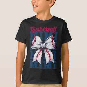 Cute Baseball Mimi Biggest Fan Grandma Grandmom Ba T-Shirt