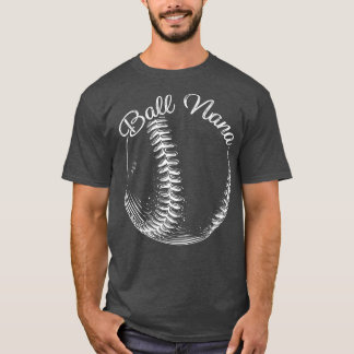 Cute Baseball Mom Baseball Softball Nana Sports Lo T-Shirt