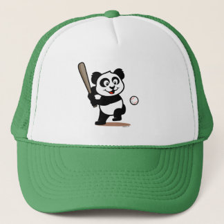 Cute Baseball Panda Trucker Hat
