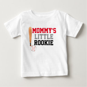 Cute baseball party rookie baby shirt